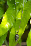 Ganesha Pendant With Snake Chain (Silver)