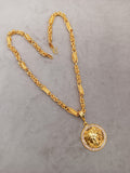 Luxurious Men's Gold Plated Pendant With Chain Vol 5