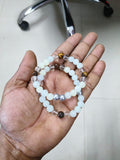 Tiger's Eye Stone and Crystal Beads Bracelet Pack of 2